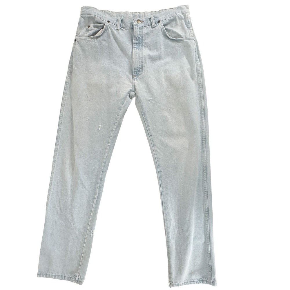 Vintage 90's Wrangler Jeans Light Wash Denim 34x32